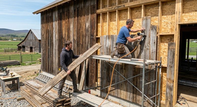 Barn Siding Installation in Pickens County, GA
