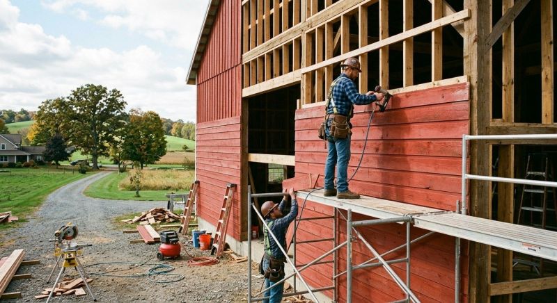 Barn Siding Replacement in Acworth, GA