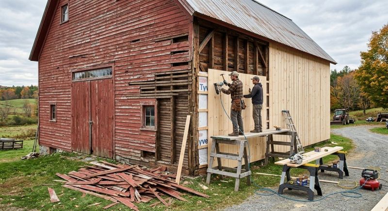 Barn Siding Replacement in Adairsville, GA