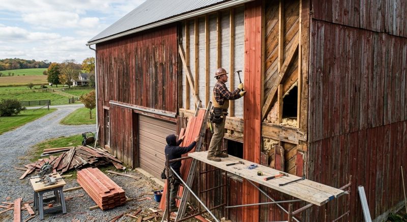 Barn Siding Replacement in Rome, GA