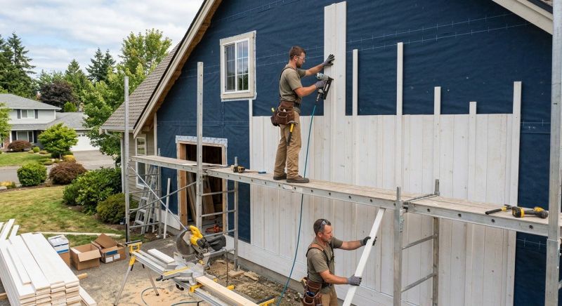 Batten Siding Installation in Rome, GA