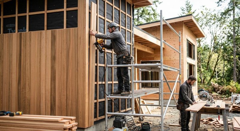 Cedar Cladding Installation in Adairsville, GA