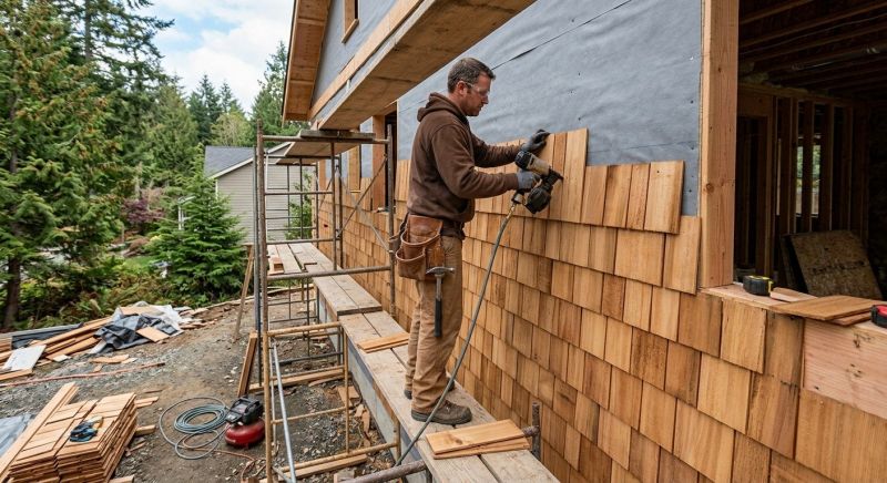 Cedar Siding Installation in Calhoun, GA
