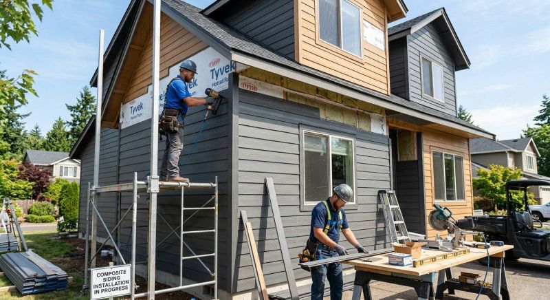 Composite Siding Installation in Calhoun, GA