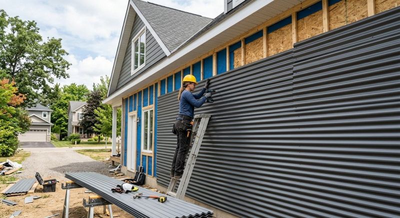 Corrugated Siding Installation in Adairsville, GA