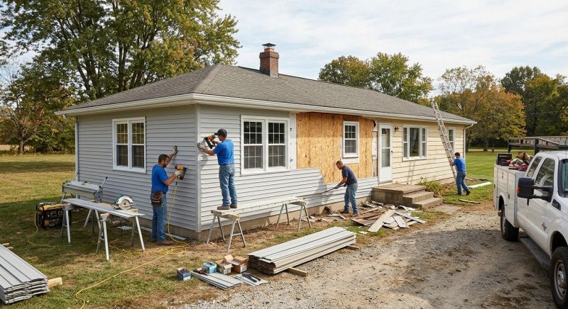 Damaged Siding Replacement in Adairsville, GA