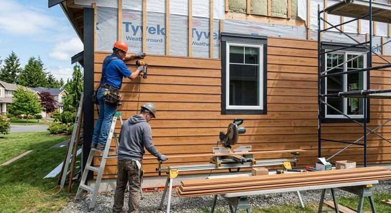 Faux Wood Siding Installation in Canton, GA