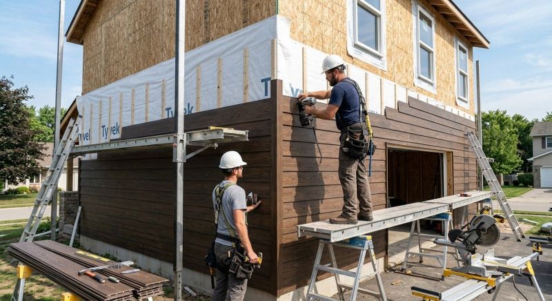 Faux Wood Siding Installation in Fairmount, GA