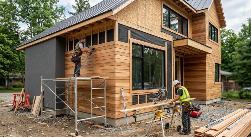 Faux Wood Siding Installation in Rome, GA