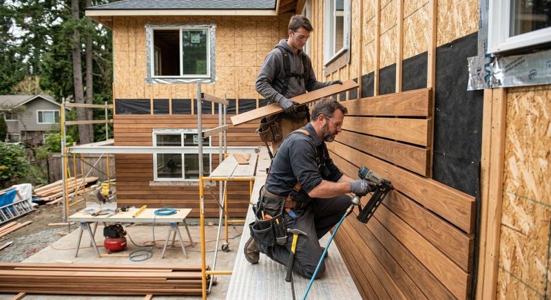 Hardwood Siding Installation in Bartow County, GA