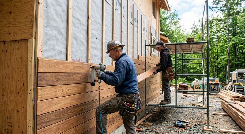Hardwood Siding Installation in Canton, GA