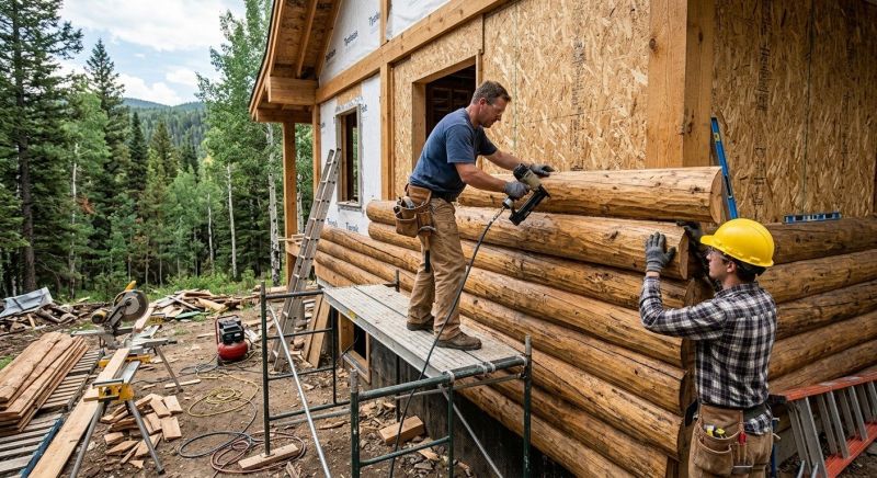 Log Siding Installation in Adairsville, GA