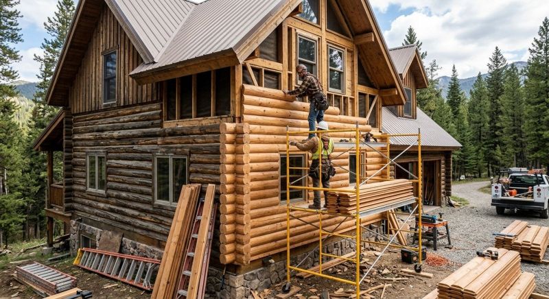 Log Siding Installation in Rome, GA