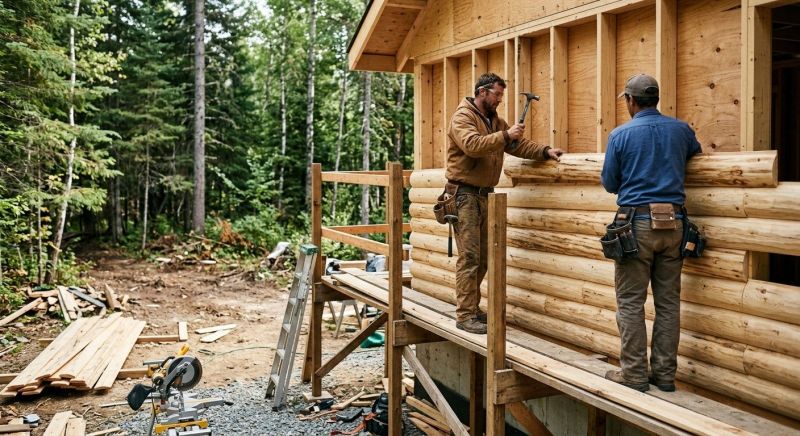 Log Siding Installation in Sugar Valley, GA