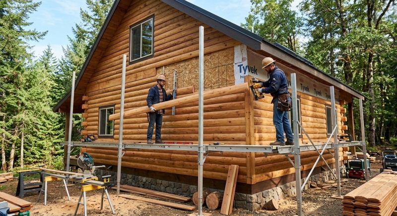 Log Siding Replacement in Adairsville, GA