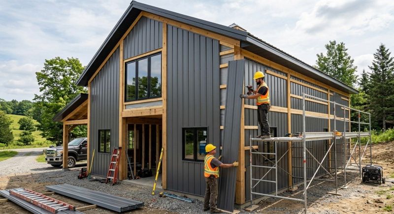Metal Barn Siding Installation in Adairsville, GA