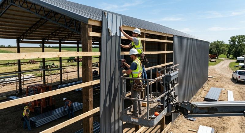 Metal Barn Siding Installation in Adairsville, GA