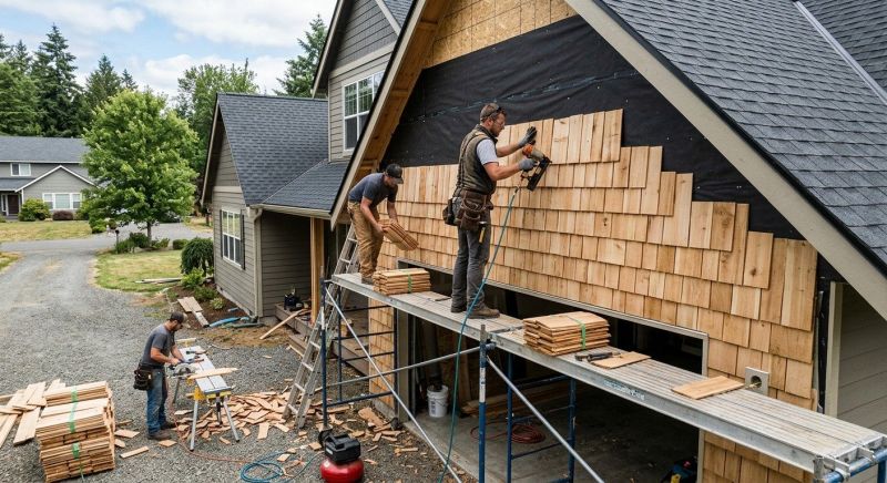 Shake Siding Installation in Rome, GA