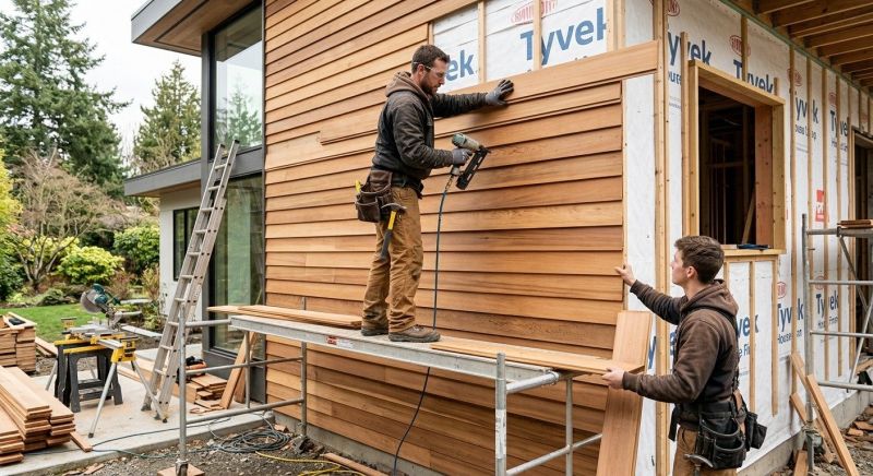 Wood Cladding Installation in Bartow County, GA