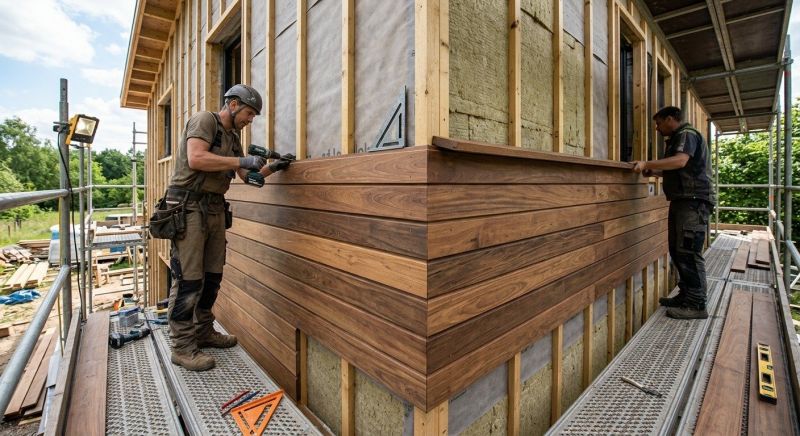 Wood Cladding Installation in Canton, GA