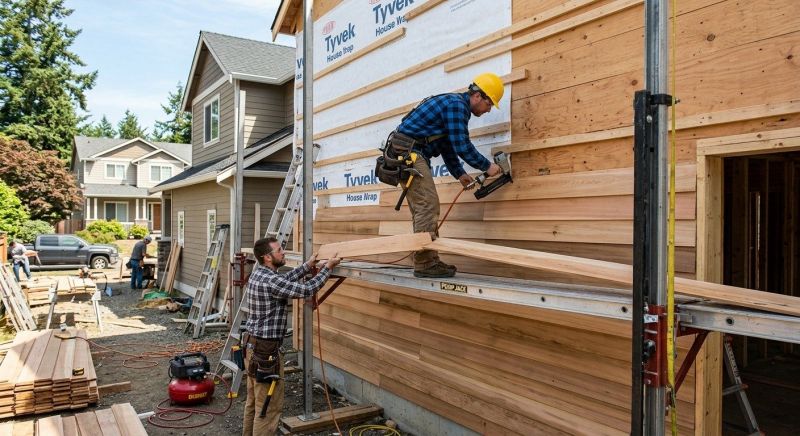Wood Plank Siding Installation in Adairsville, GA