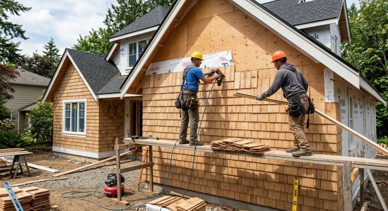 Wood Shake Siding Installation in Adairsville, GA